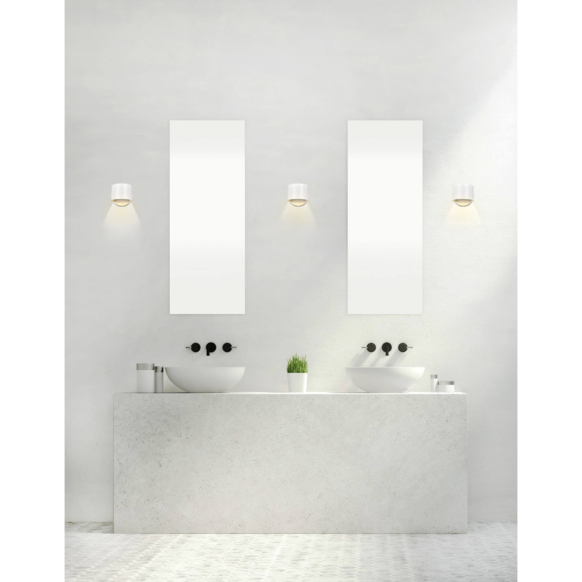 Alt View 3. CWI Lighting - Lilliana LED Wall Sconce With White Finish - White.