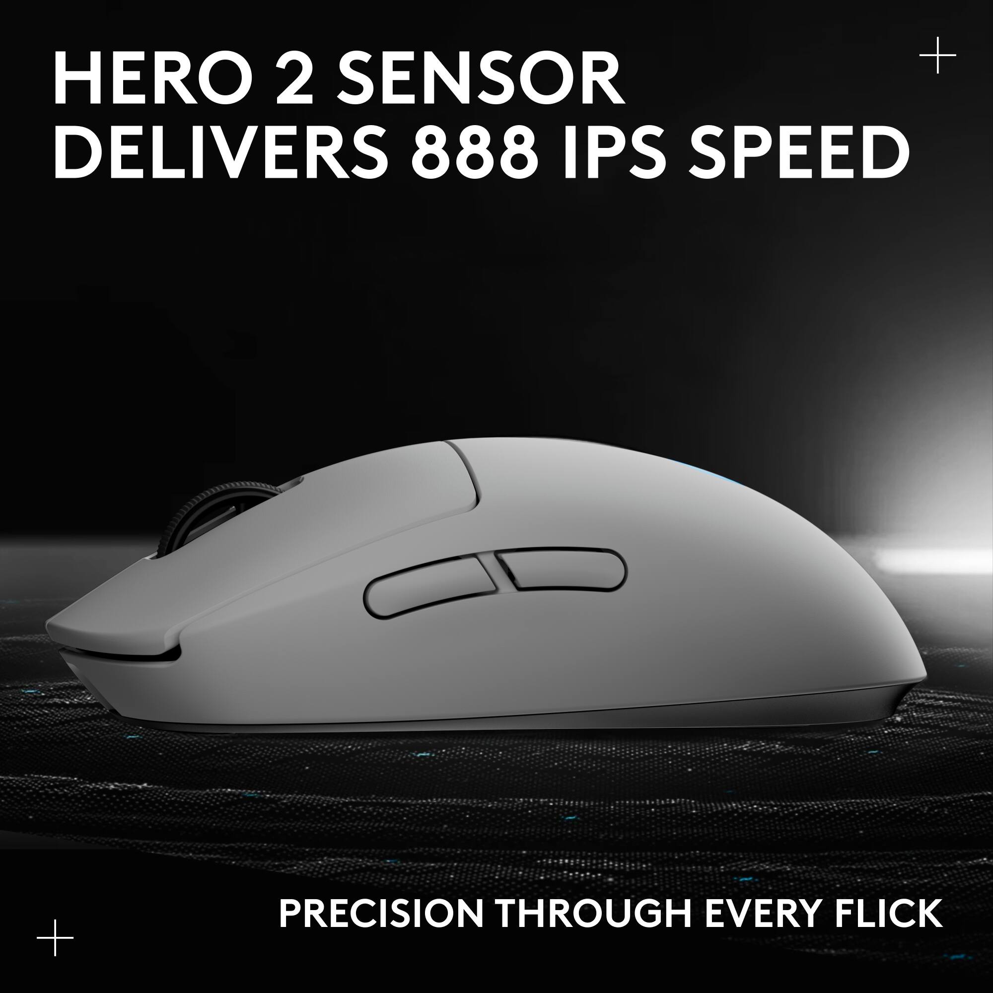 HERO 2 SENSOR DELIVERS 888 IPS SPEED
PRECISION THROUGH EVERY FLICK