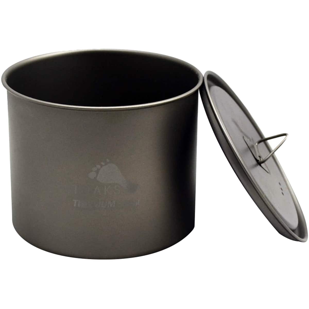 TOAKS - Light Titanium 550ml Outdoor Camping Cook Pot without Handle POT-550-NH - Silver