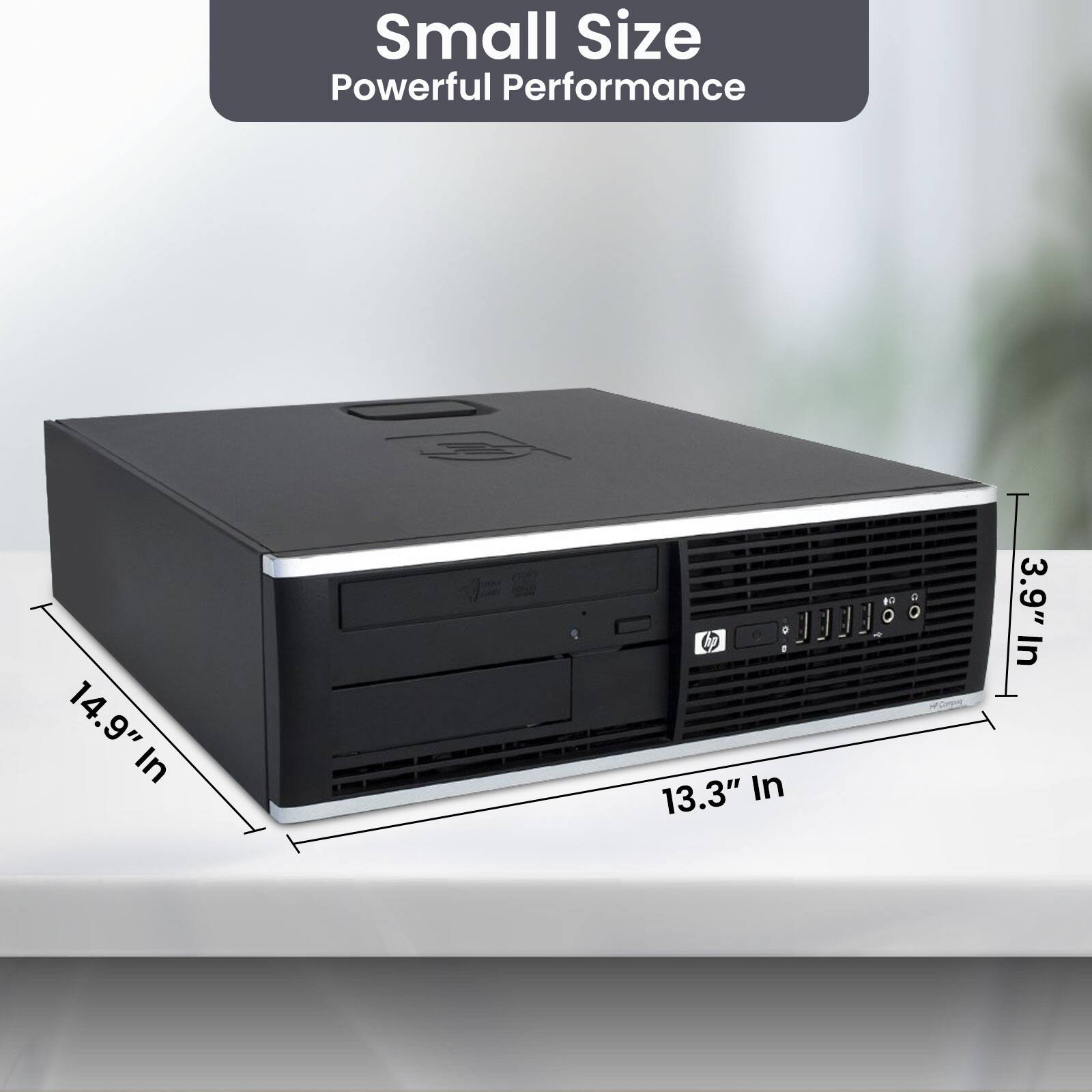 Small Size
Powerful Performance
14.9" In
13.3" In
3.9" In