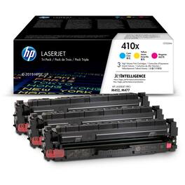 HP - 410X High Yield CMY 3-Pack Toner Cartridges