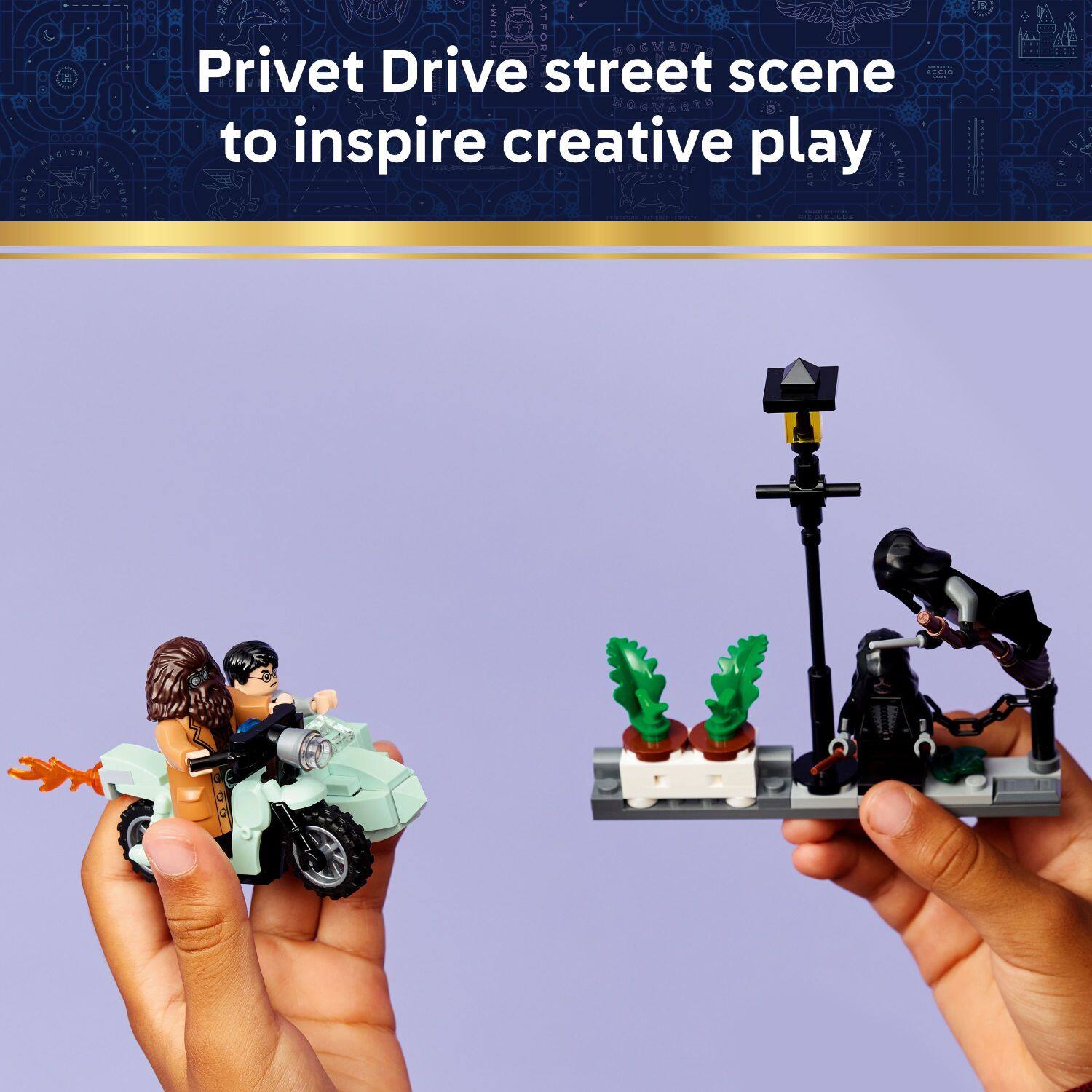 Privet Drive street scene to inspire creative play
