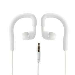 Pyle - Wired Waterproof Ear Headphones - IP7 Marine Grade Flexible and Comfortable Wearable Earphones for Sport like S - White