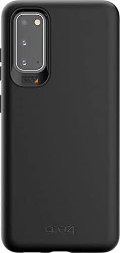 Angle. Gear4 - Gear4 Holborn Case for Galaxy S20 5G UW | Color: Clear/Black - Black.