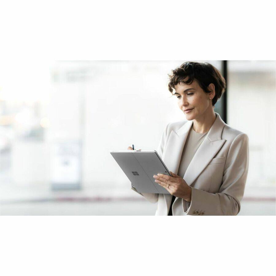 Alt View 1. Microsoft - Microsoft Surface Pro 10 Tablet - 13" - vPro Technology - 16 GB - 1 TB SSD - Windows 11 - Platinum - Core Ultra 7 - Gray.