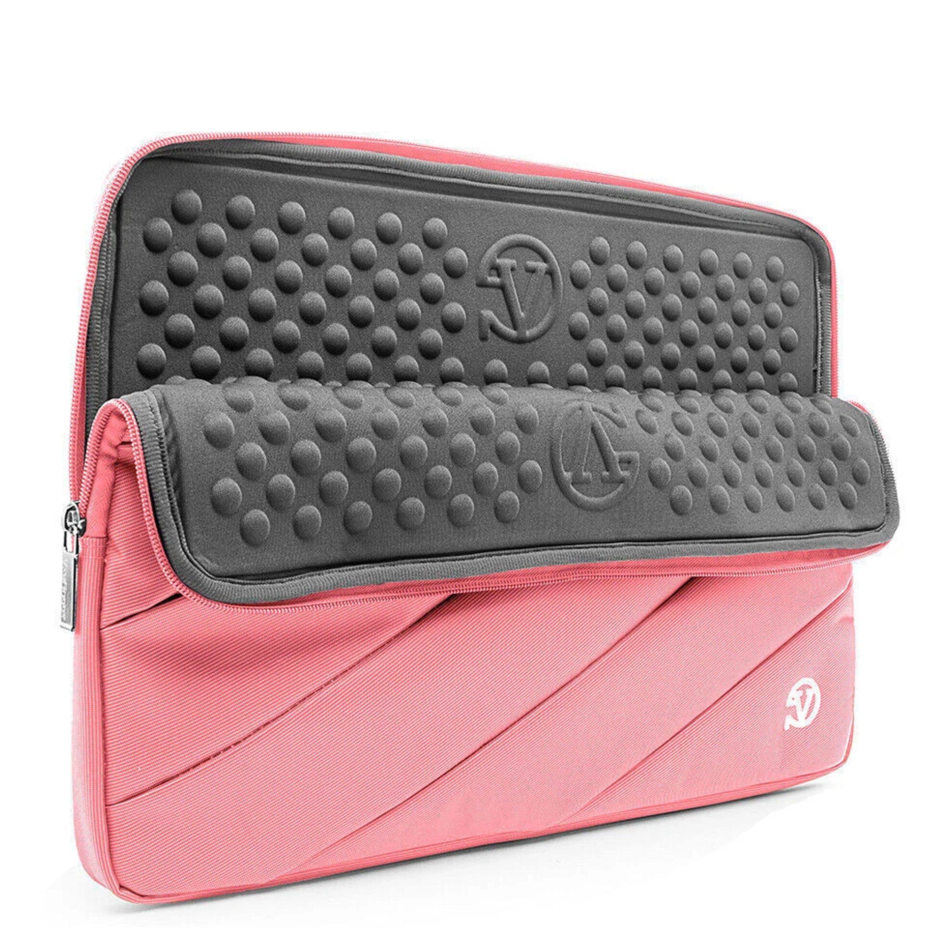 Left. Kitcheniva - Laptop Sleeve Case Carry Bag For 15" Laptop Pink - Pink.