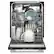 Angle. KitchenAid - 24" Top Control Built-In Tub Dishwasher with Third Level Jet Rack, 40+ Total Wash Jets, 41 dBA - PrintShield Stainless.