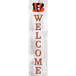 Fan Creations - Cincinnati Bengals 48'' Welcome Leaner - Multicolor