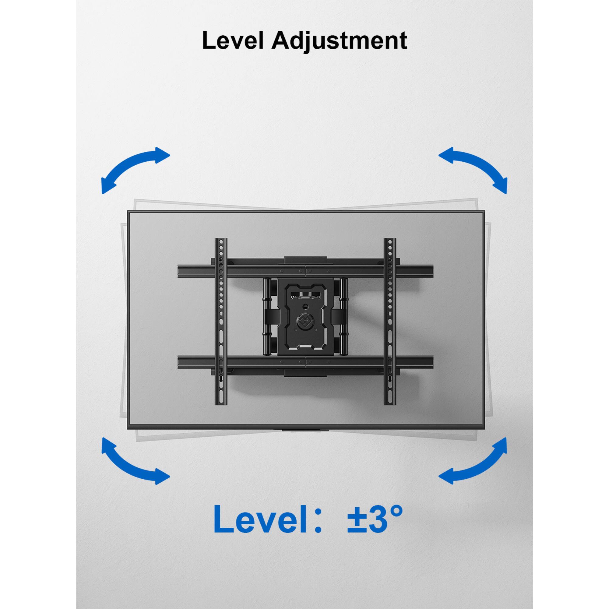 Level Adjustment: Level: ±3°