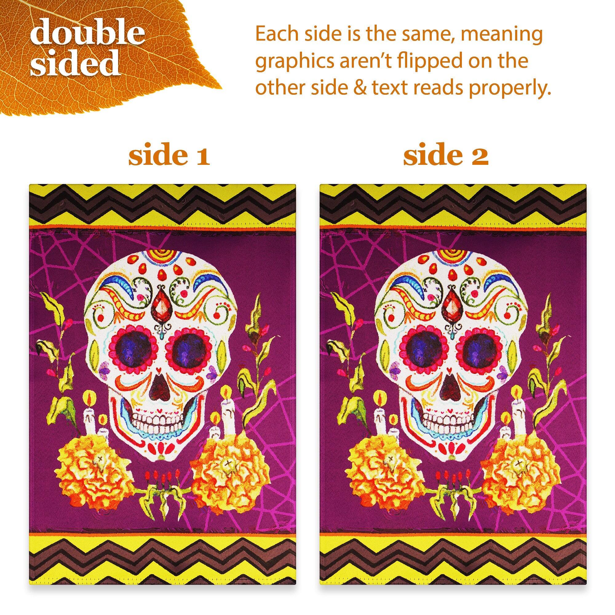 double sided

Each side is the same, meaning graphics aren't flipped on the other side & text reads properly.

side 1

side 2