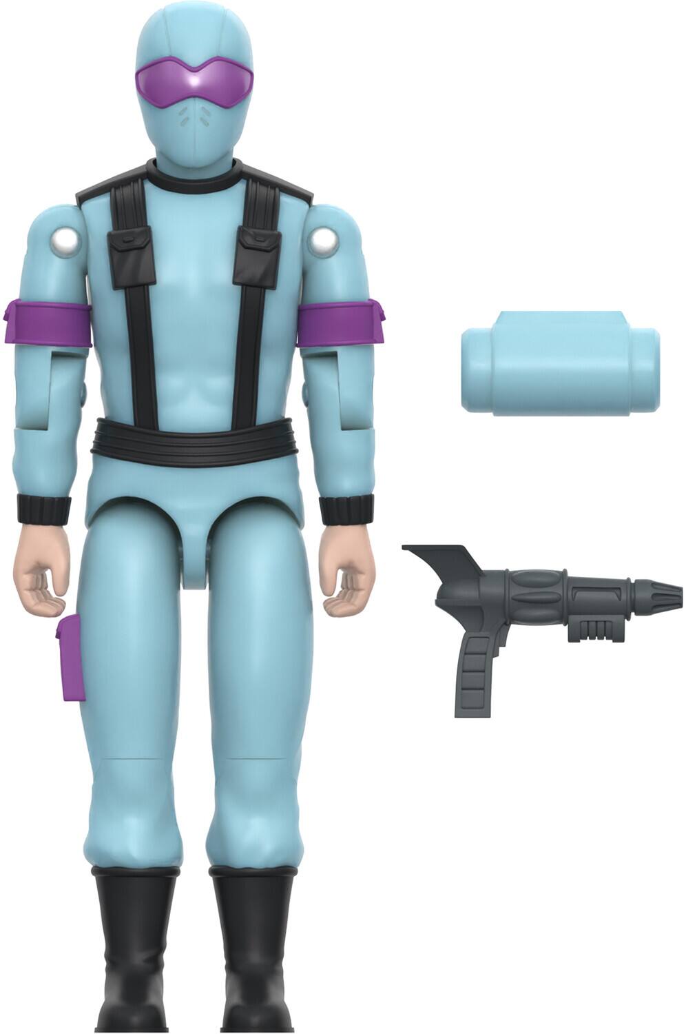 Alt View 3. Super7 - Super7 - G.I. Joe - ReAction+ Wv6 - Snake Eyes (Red Glow, Crystal Poison)   - COLLECTIBLES - Multicolor.