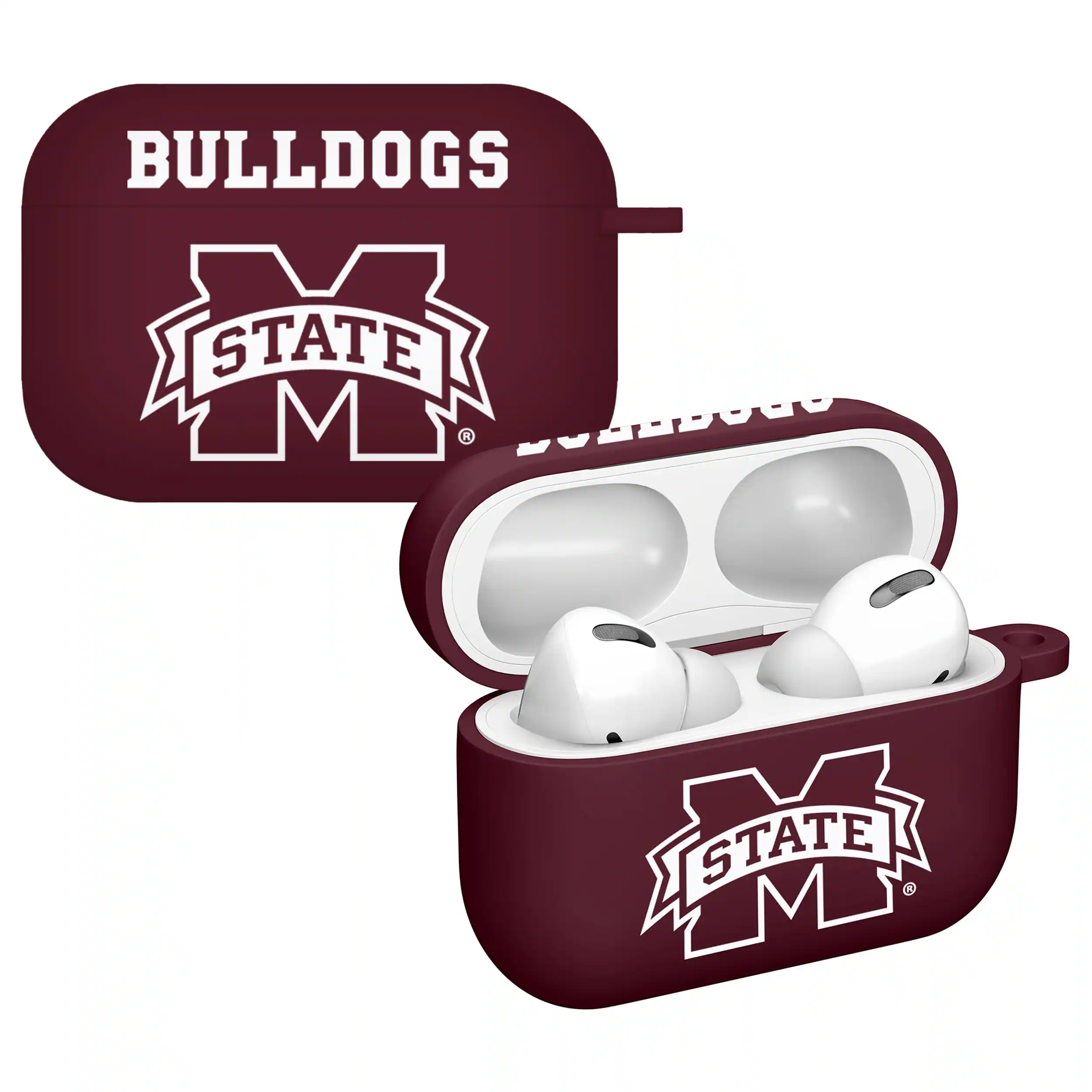 Affinity Bands - Mississippi State Bulldogs AirPods Pro Silicone Case Cover - Maroon