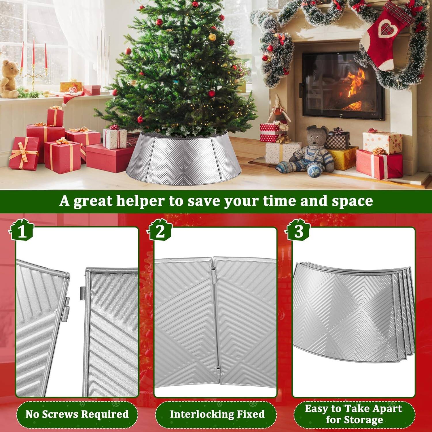 A great helper to save your time and space

1. No Screws Required
2. Interlocking Fixed
3. Easy to Take Apart for Storage