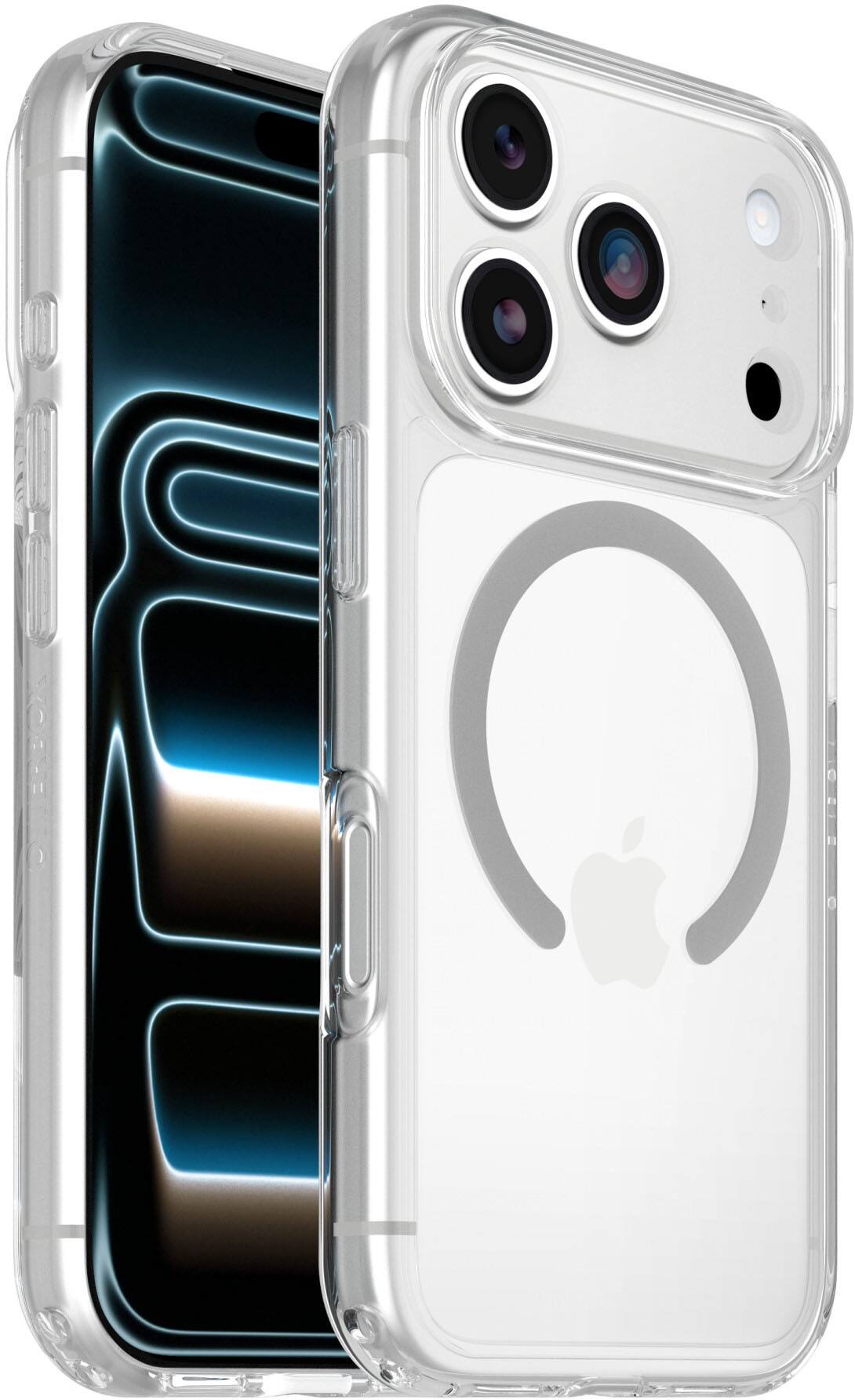 Back. OtterBox - Lumen Series Hard Shell for Apple iPhone 18 Pro and Apple iPhone 17 Pro - Clear.