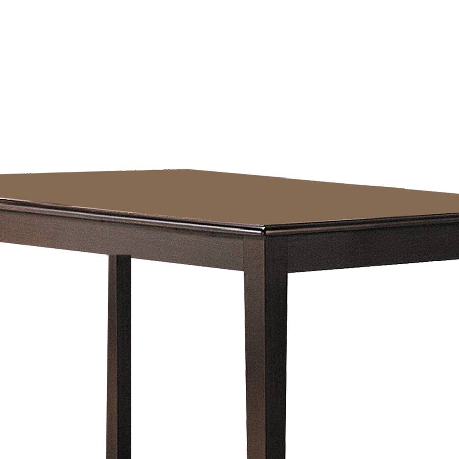 Manhattan Lane Wooden Dining Table With Tapered Legs Brown - Best Buy