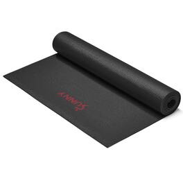 Sunny Health & Fitness - High-Density 4mm Yoga Mat - Black