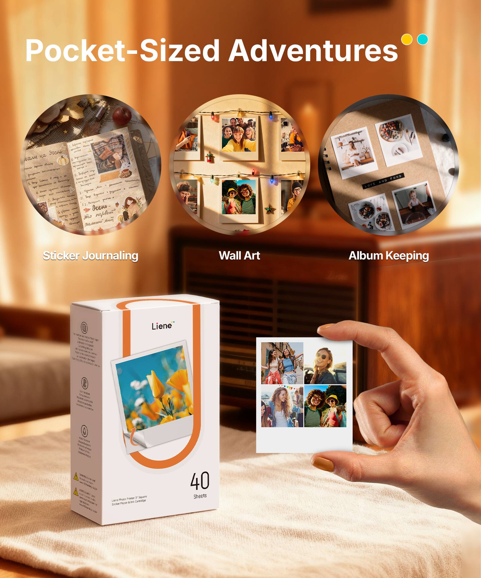 Pocket-Sized Adventures

Sticker Journaling Wall Art Album Keeping - C

Liene

40 Sheets
