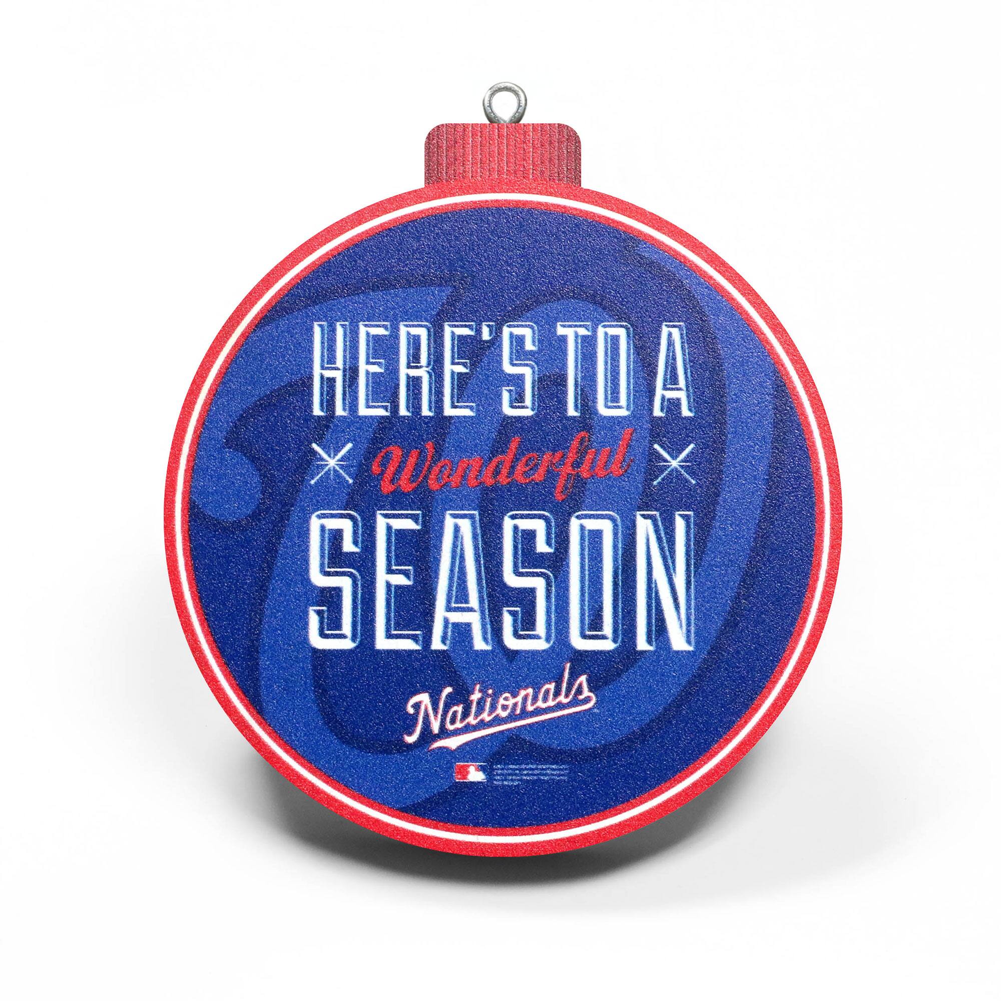 HERE'S TO A  
Wonderful  
SEASON  
Nationals