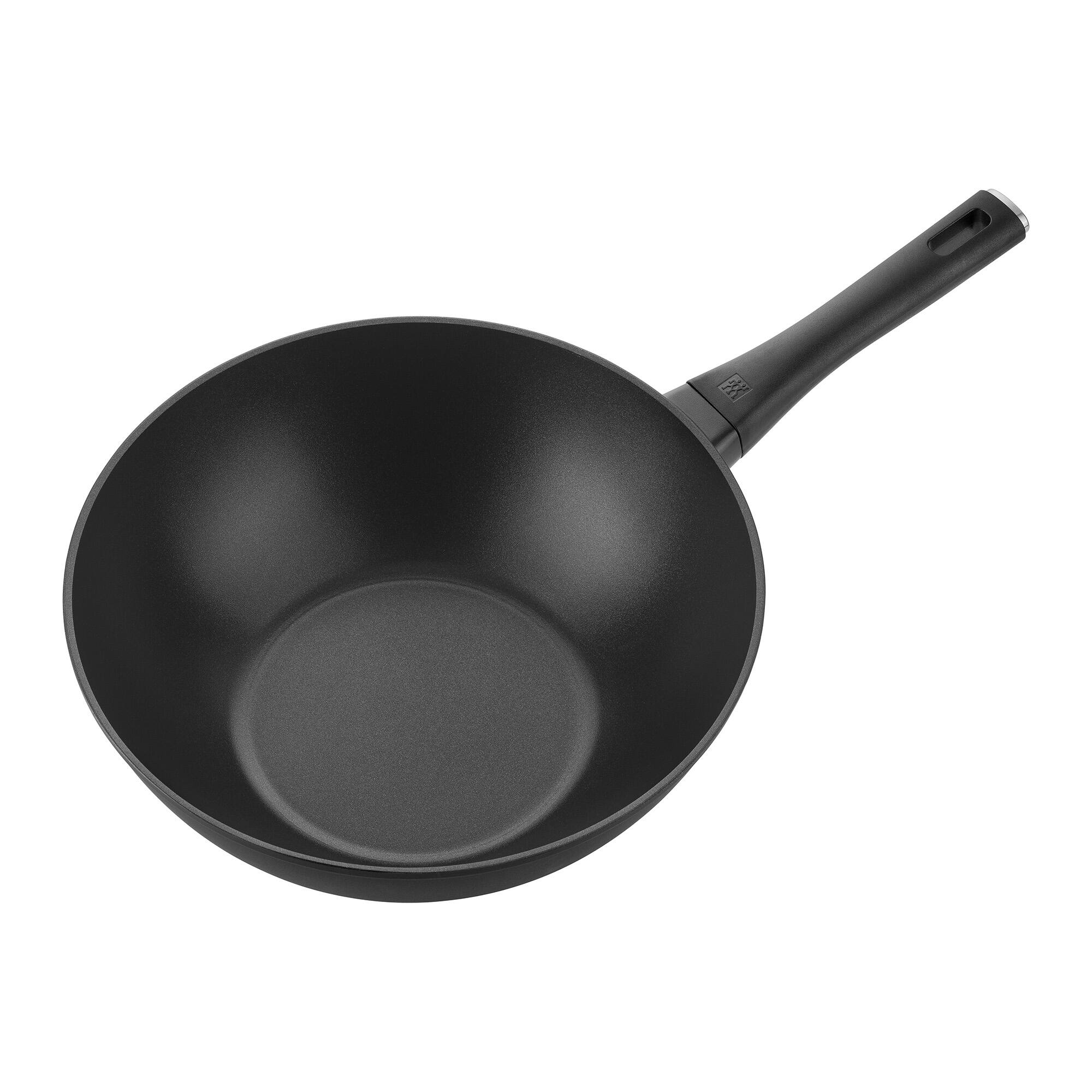 Alt View 1. ZWILLING - ZWILLING Madura Plus Aluminum 12-inch Nonstick Stir Fry Pan - Matte Black.