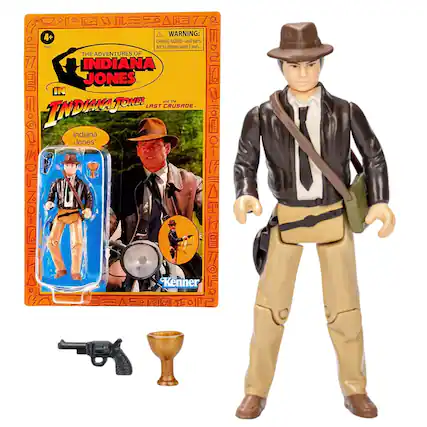 77 WARNING: CHOKING HAZARD - Small parts. Not for children under 3 years.
THE ADVENTURES OF INDIANA JONES
IN
INDIANA JONES
and the LAST CRUSADE
Indiana Jones™
Kenner