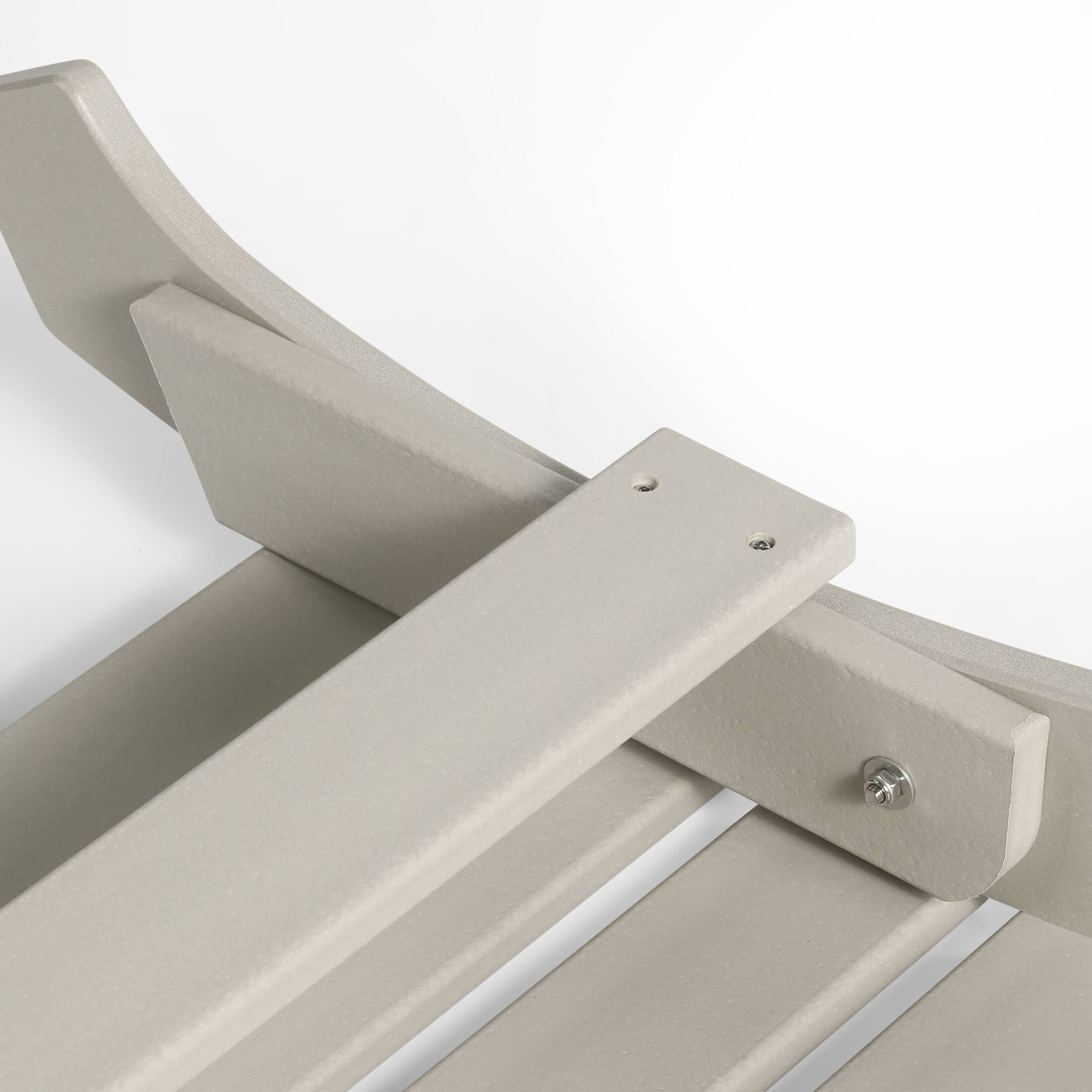 Alt View 6. WestinTrends - WestinTrends Dylan Outdoor Patio HDPE Adirondack Ottoman Footrest - Sand.