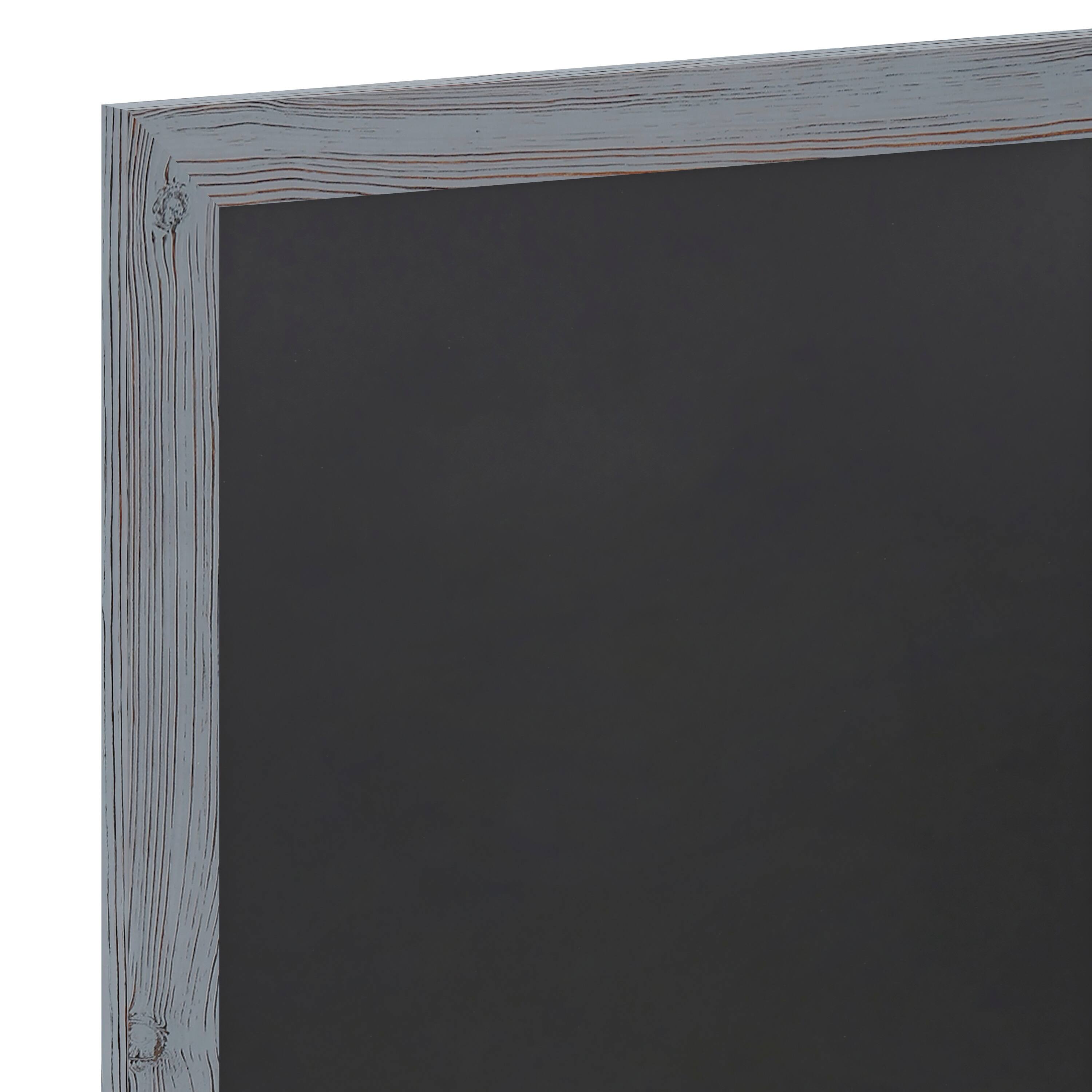Alt View 10. Emma + Oliver - Burke Framed Decorative Wall Hanging Chalkboard with Magnetic Surface and Eraser for Weddings, Parties, Showers and More - Grey.