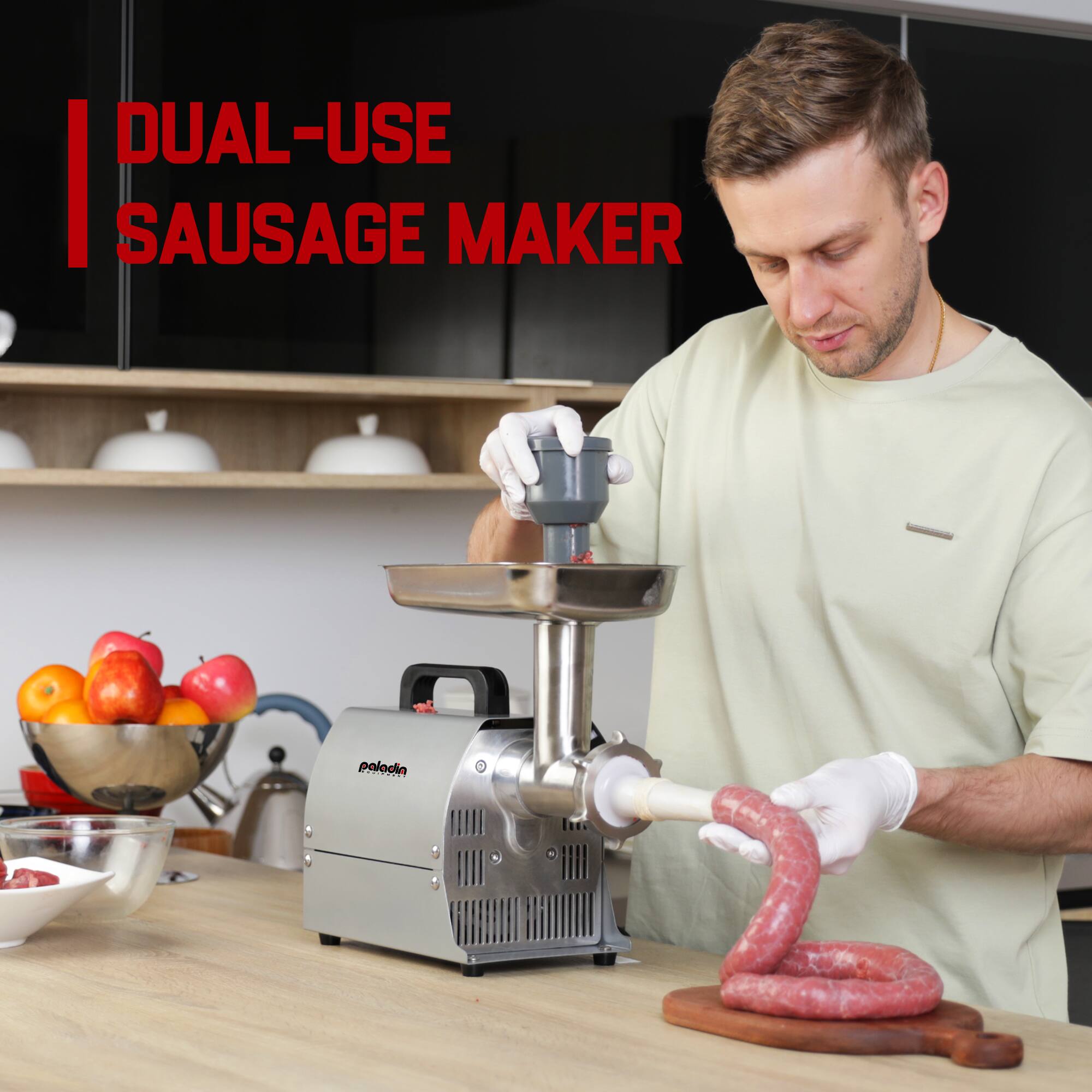 DUAL-USE SAUSAGE MAKER