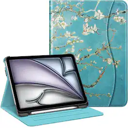 Kitcheniva - iPad Air 11 Inch M3 2025 Multi Angle Viewing Case For Air 5th 4th 10.9 Inch - Blossom