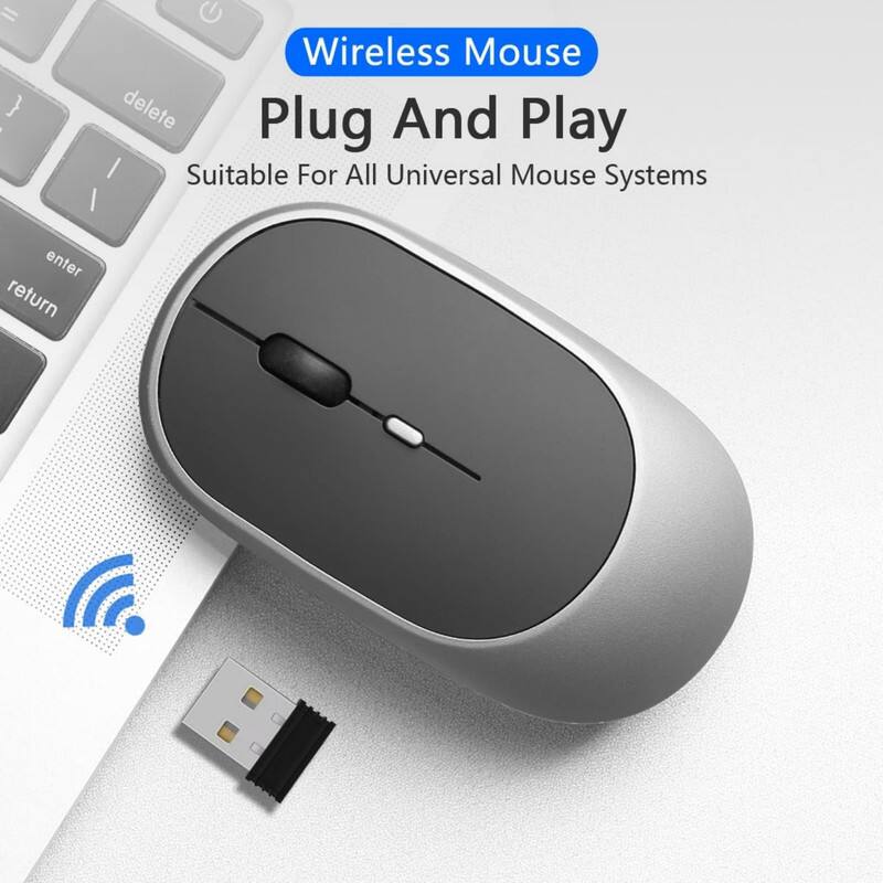 Wireless Mouse  
Plug And Play  
Suitable For All Universal Mouse Systems