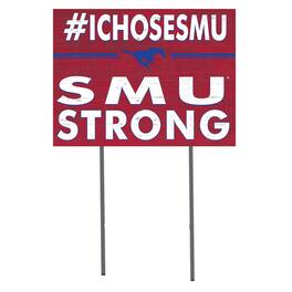 Jardine - SMU Mustangs 18'' x 24'' I Chose Lawn Sign - Red