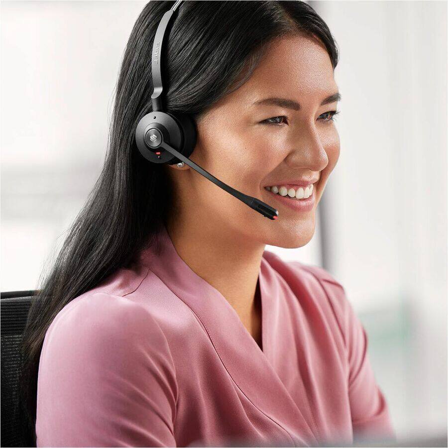 Alt View 2. Jabra - Jabra Engage 55 SE Headset - Microsoft Teams Certification - Mono - Monaural - Black.