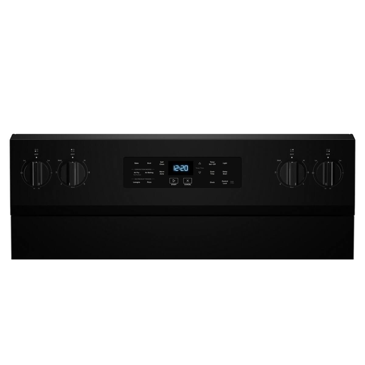 Alt View 11. Whirlpool - 5.3 Cu. Ft. Freestanding Electric Range with Air Cooking Technology, No Preheat Air Fry and Air Baking and Self Clean - Black.