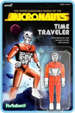 Super7 - Micronauts - ReAction+ Wv4 - Time Traveler (Translucent Orange) - COLLECTIBLES - Multicolor