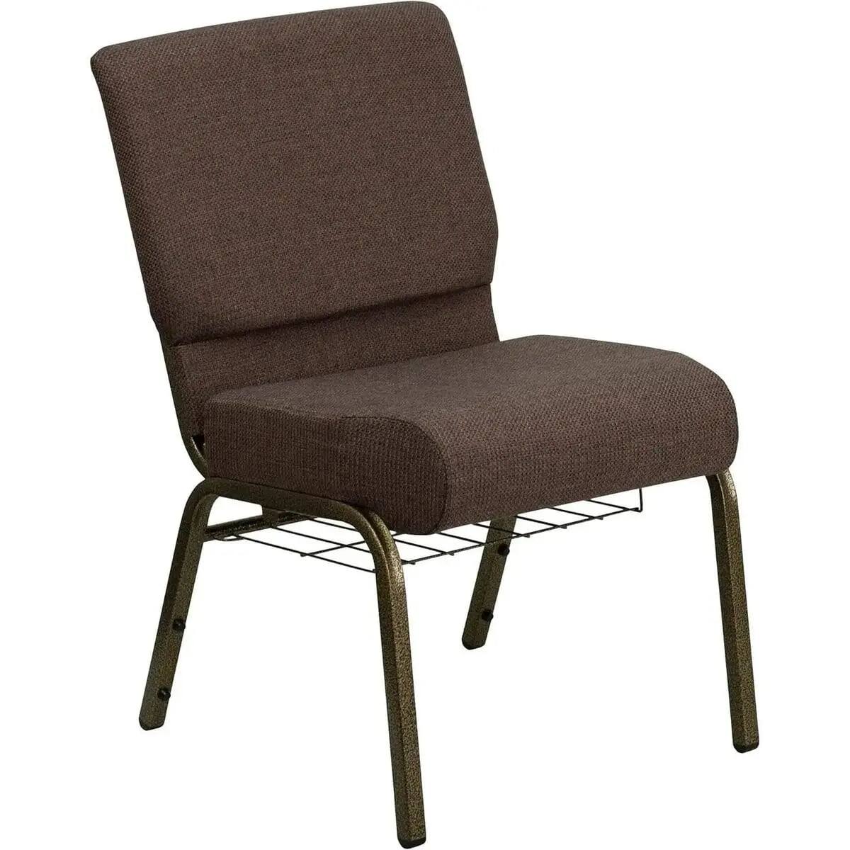 Flash Furniture HERCULES Series Church Chair with Cup Book Rack Royal ...