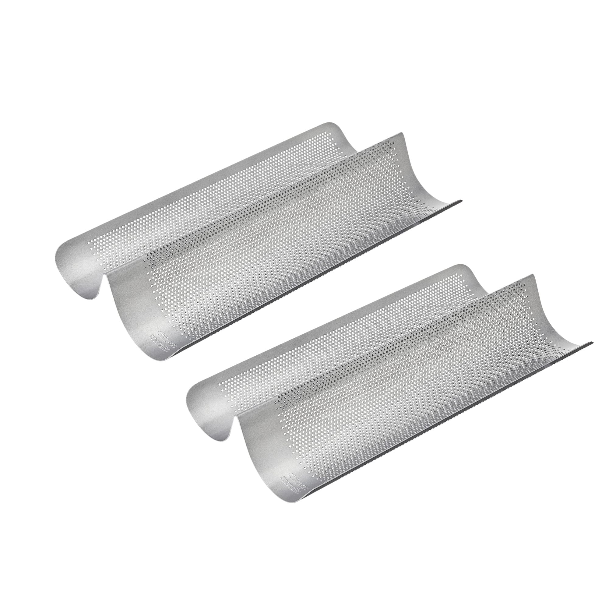 Chicago Metallic - Perforated French Bread Pan - Set Of 2 - Gray price history on PriceWatchPro