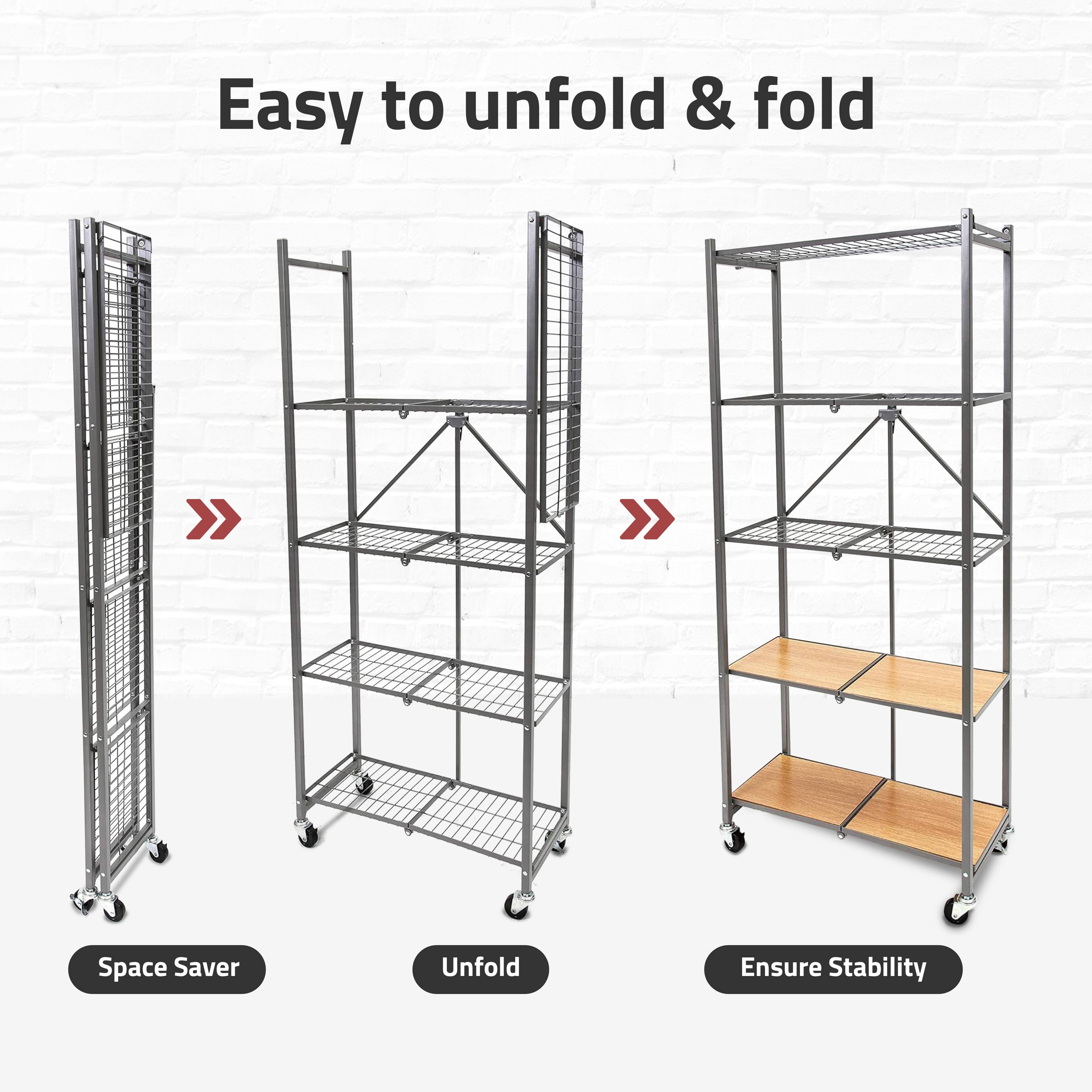 Easy to unfold & fold

Space Saver

Unfold

Ensure Stability