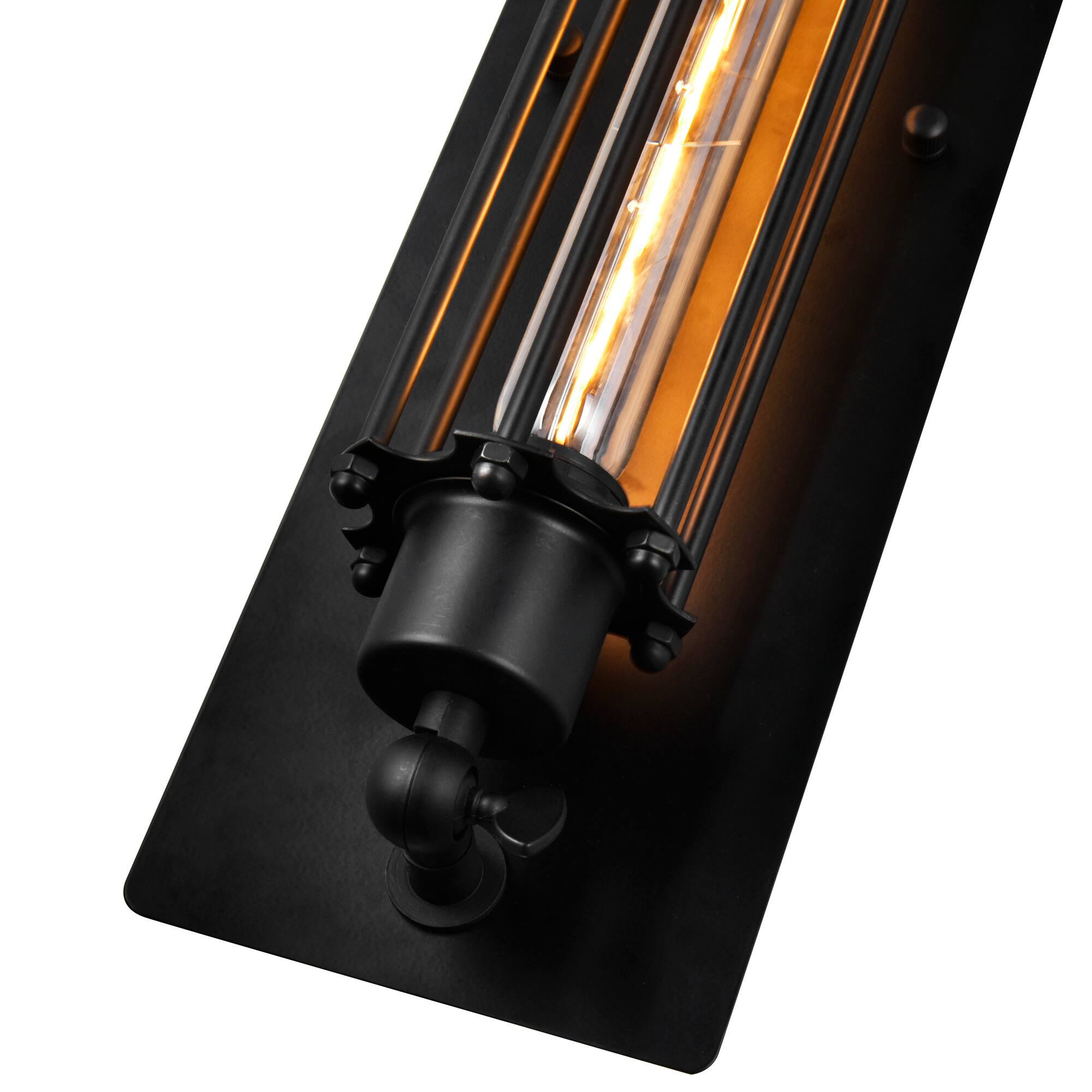Alt View 1. CWI Lighting - Kiera 1 Light Wall Sconce With Black Finish - Black.