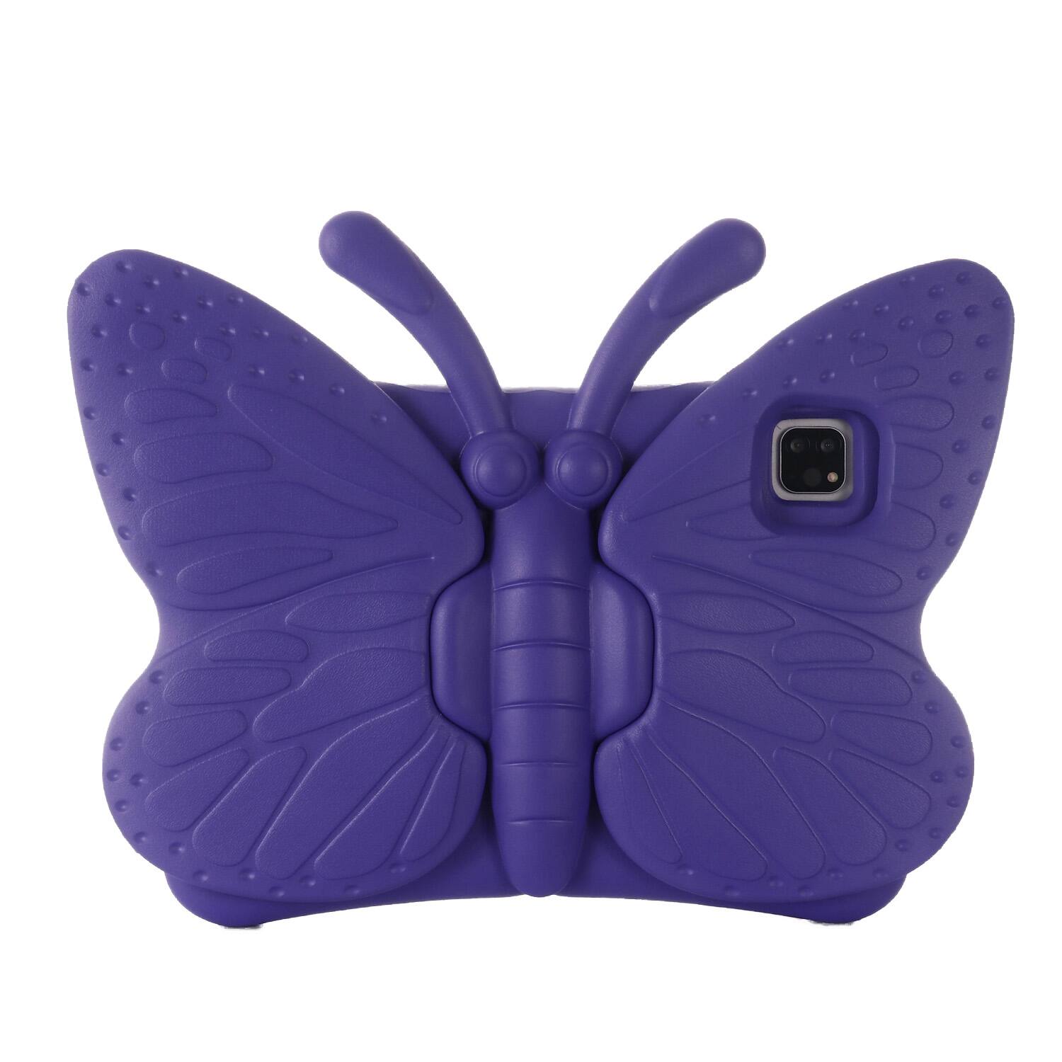 Alt View 1. Dteck - For Universal 8-inch Tablet Kid Case Butterfly Kickstand Light EVA Full Body Drop Protective Cover - Purple.