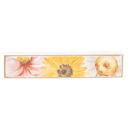 Left. BreeBe - 4/Set - Just A Small Town Girl Floral Tiny Mini Sticks - Multicolor.