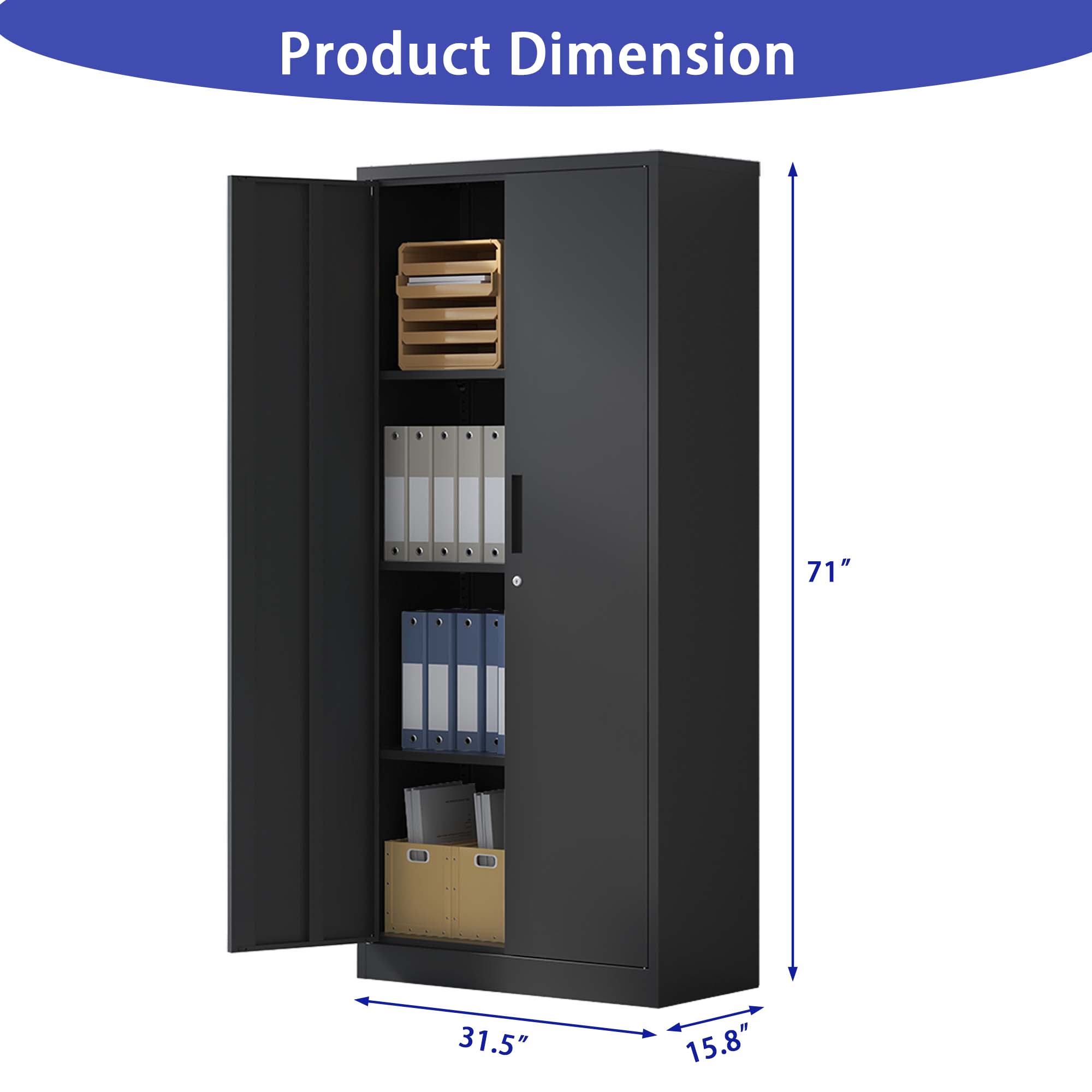 Product Dimension: 71" x 31.5" x 15.8"