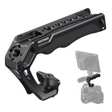 Front. Neewer - Top Handle, 3/8" ARRI, Silicone Grip, Cold Shoes.