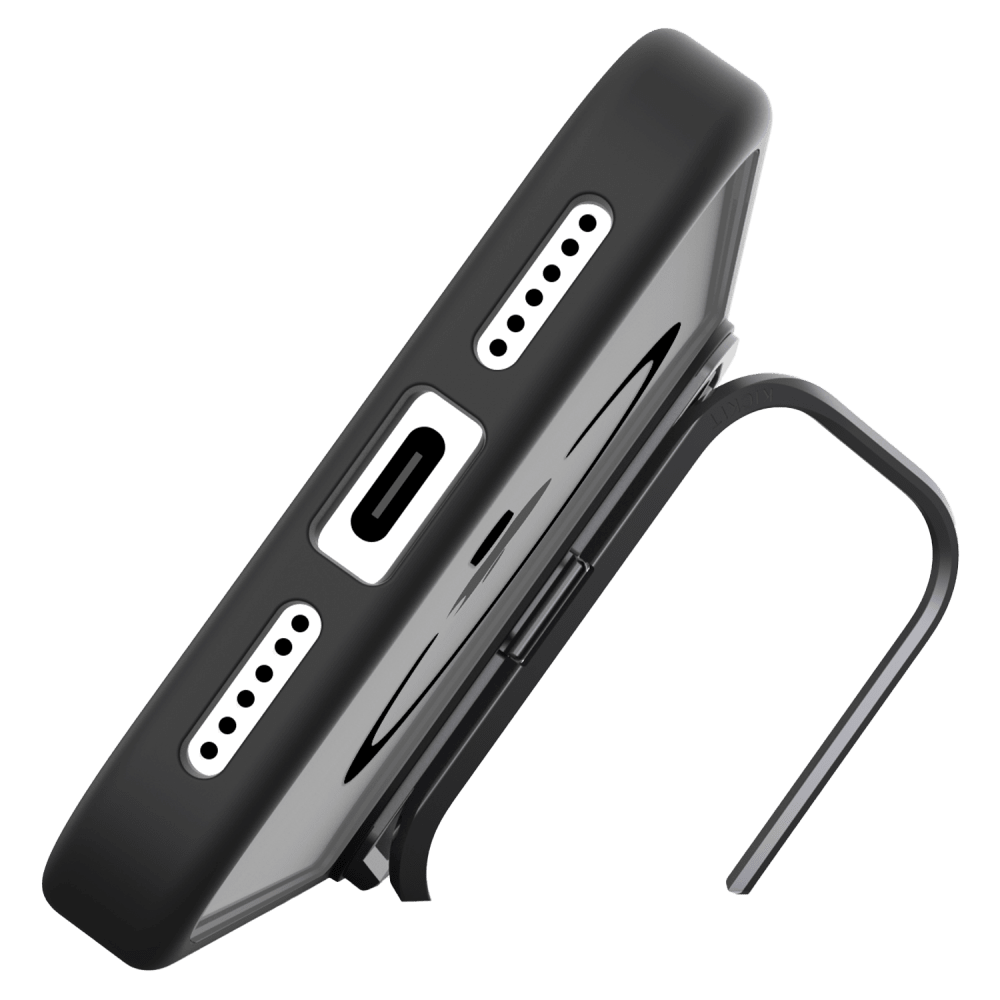 Alt View 6. Prodigee - KickIt MagSafe Case for Apple iPhone 18 Pro Max / 17 Pro Max - Black.