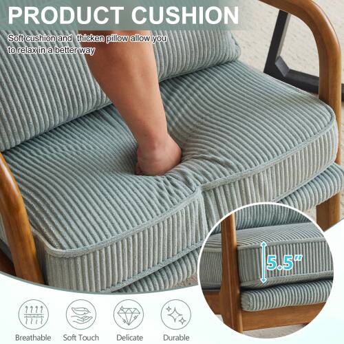 **PRODUCT CUSHION**

Soft cushion and thickened pillow allow you to relax in a better way

- Breathable
- Soft Touch
- Delicate
- Durable

5.5"