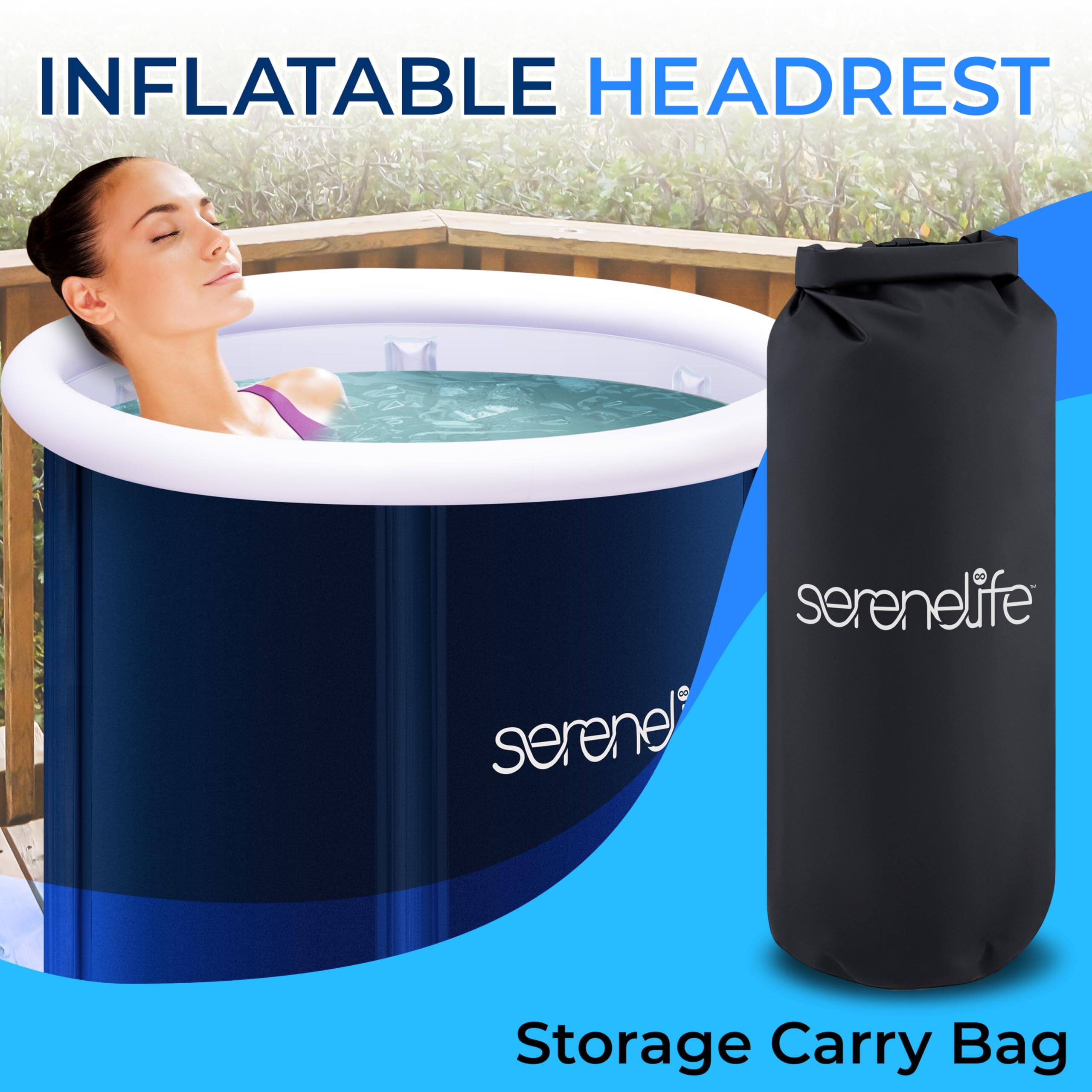 INFLATABLE HEADREST  
serenelife  
Storage Carry Bag