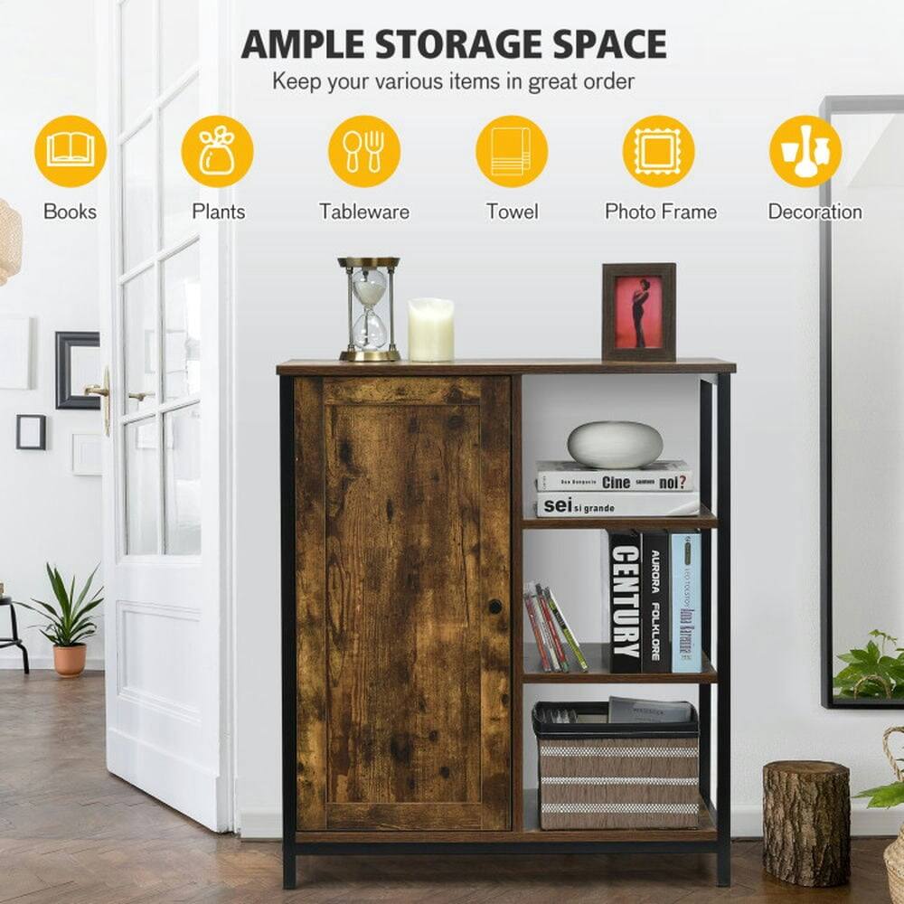 AMPLE STORAGE SPACE  
Keep your various items in great order  
Books  
Plants  
Tableware  
Towel  
Photo Frame  
Decoration  

Cine sei grande  
CENTURY  
AURORA  
FOLKLORE