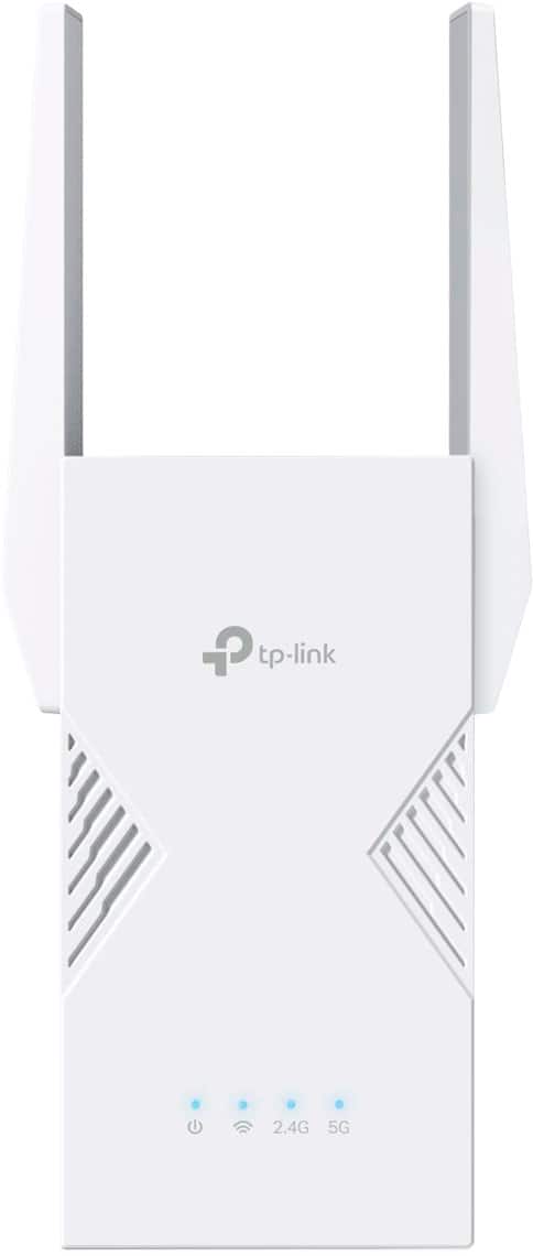 The text on the image reads "P tp-link 2.4G 5G." This suggests that the device is a wireless router or modem from the company TP-Link, which provides both 2.4GHz and 5GHz wireless connectivity options for users.