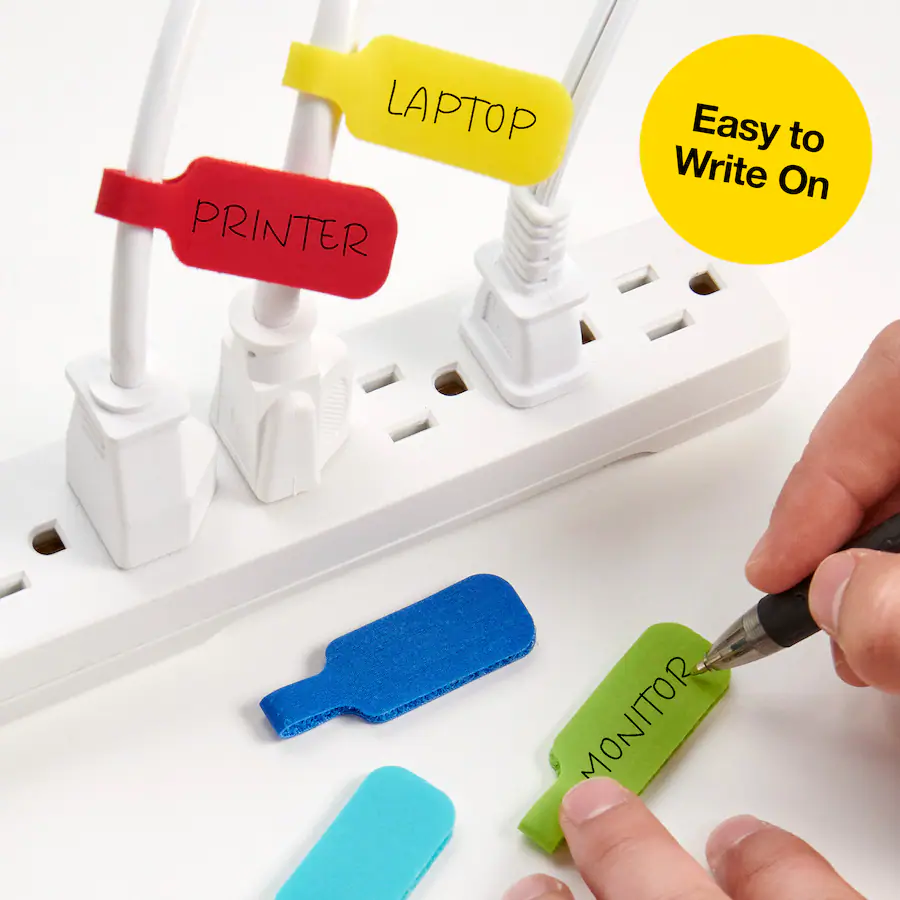 Wrap It Storage Cable Label Assorted 410-CL-MD-MC - Best Buy