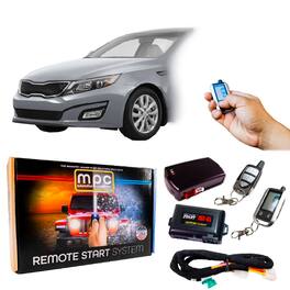 MPC - 2-Way LCD Remote Start/Entry Kit With T-Harness For 2014-2015 Kia Optima - Black