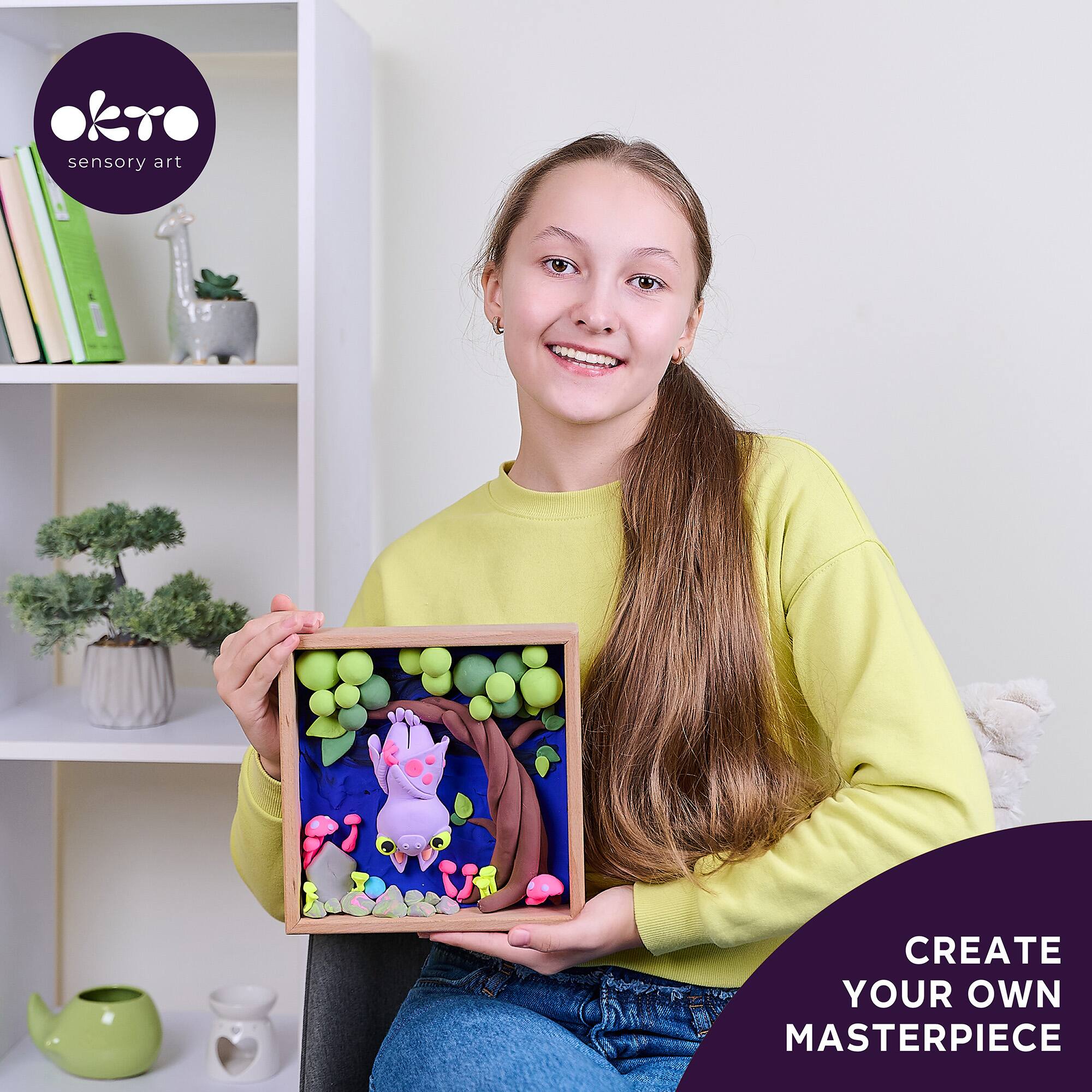 okro sensory art  
CREATE YOUR OWN MASTERPIECE
