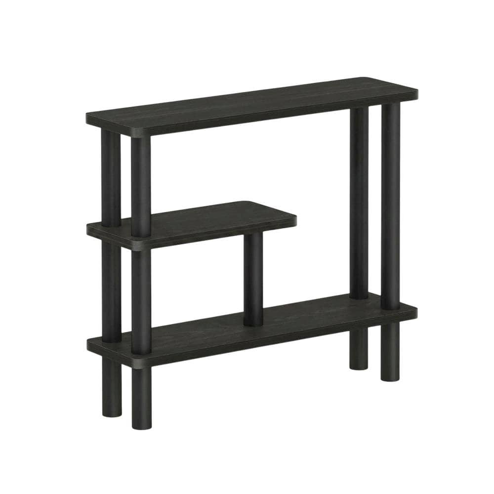 FurniFact - Brown Slim Entryway Storage Rack - Espresso/Black price history on PriceWatchPro